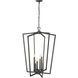 Lizabeth 6 Light 25 inch Matte Black Indoor Pendant Ceiling Light